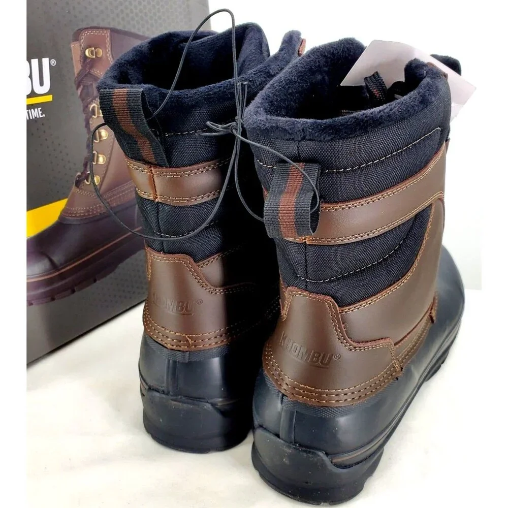 Khombu 8 Duck Boot Men Outdoor Waterproof Work Utility Winter Mid-calf Snow Shoe